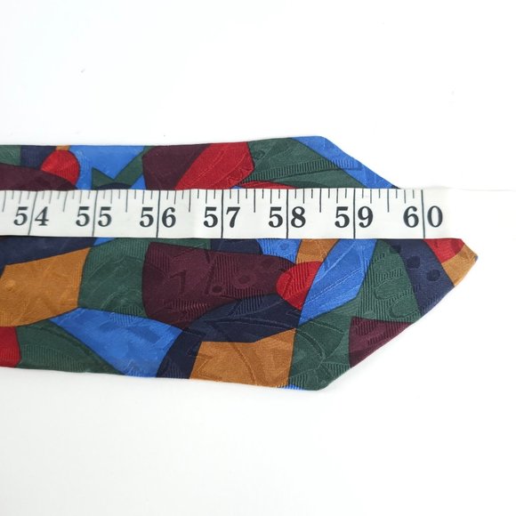 Abercrombie & Fitch Men Necktie Geometric All Silk 60x4 - NWOT - made in USA - Picture 5 of 5